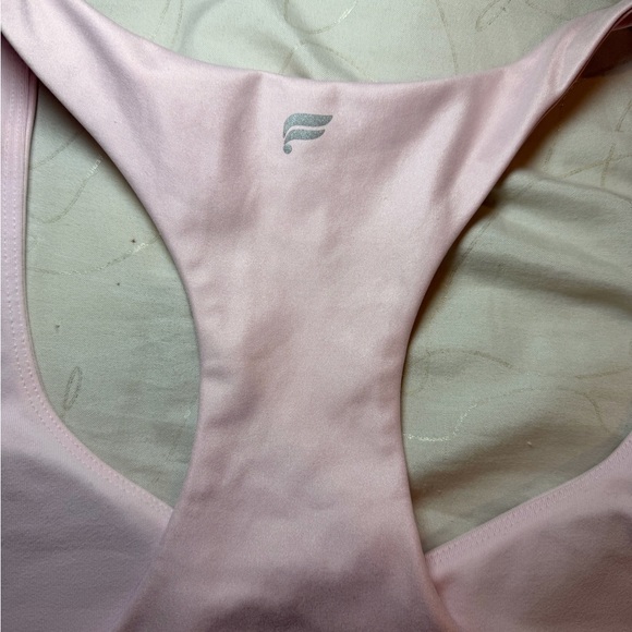 Fabletics Light Pink Racerback Tank Top - Picture 3 of 3